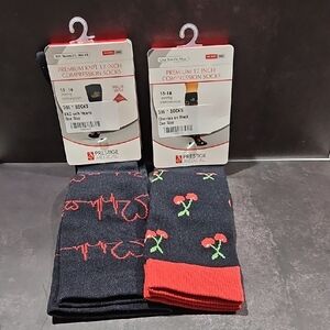 Compression Socks 12 Inch Premium 15-18mmHg Size 5-9